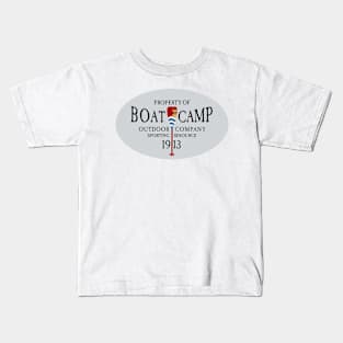 Canoe Crew Canoeing Sports Emblem Kids T-Shirt